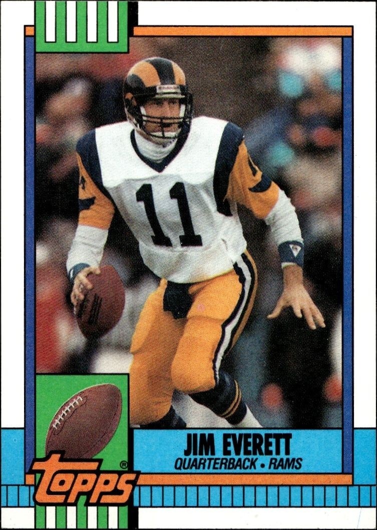 1990 Topps Jim Everett #75 trading card