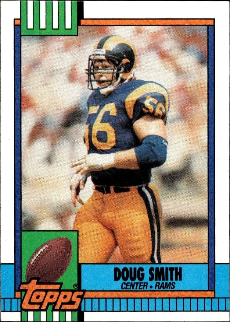 1990 Topps Doug Smith #73 trading card