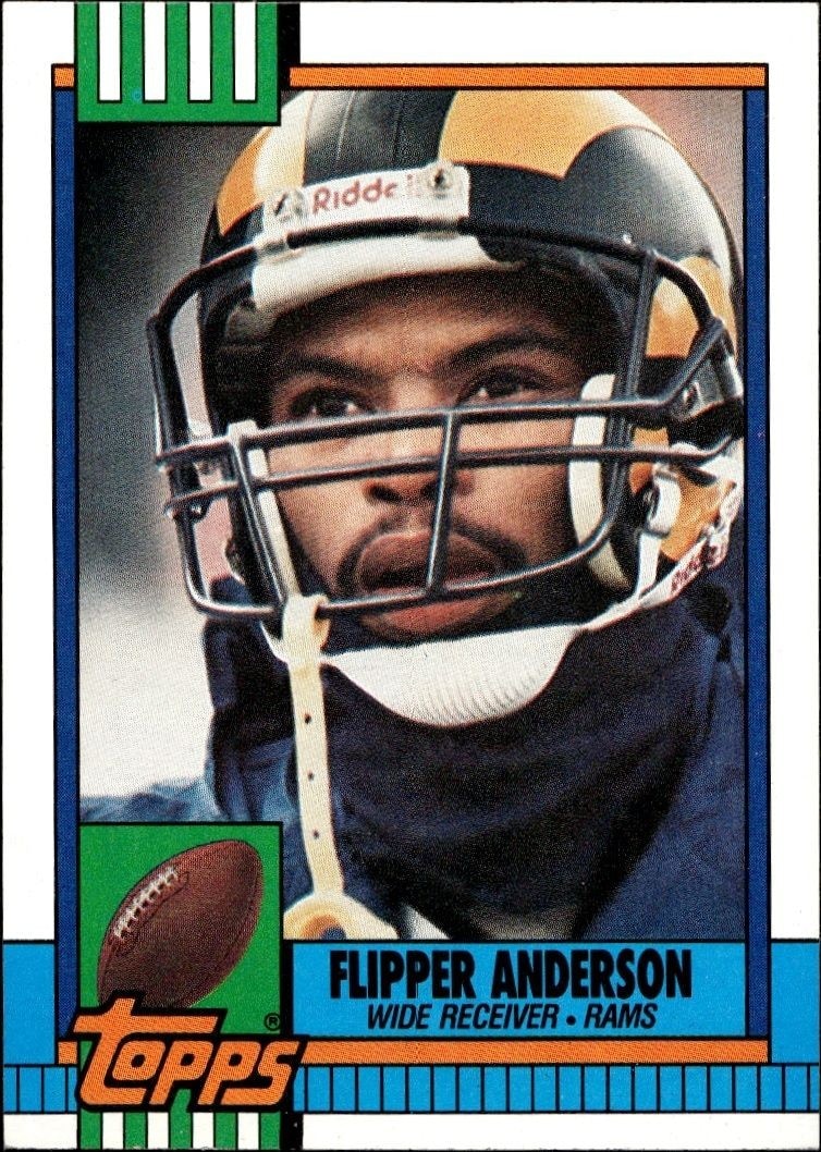 1990 Topps Flipper Anderson #68 trading card