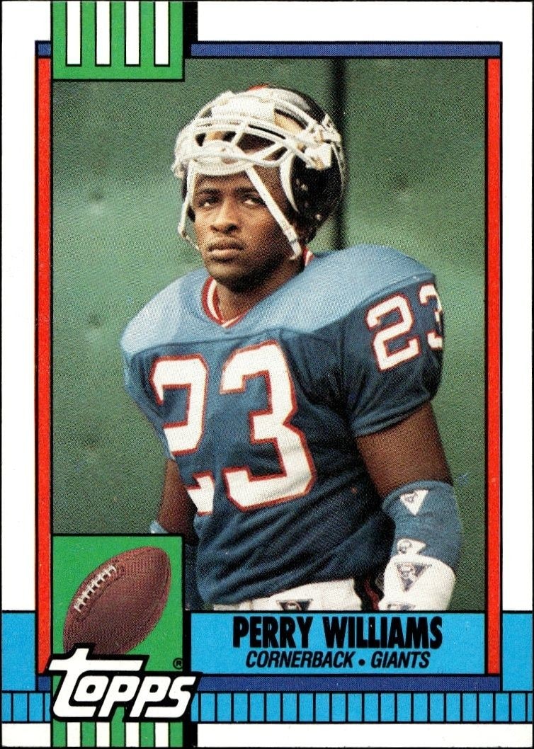 1990 Topps Perry Williams #66 trading card