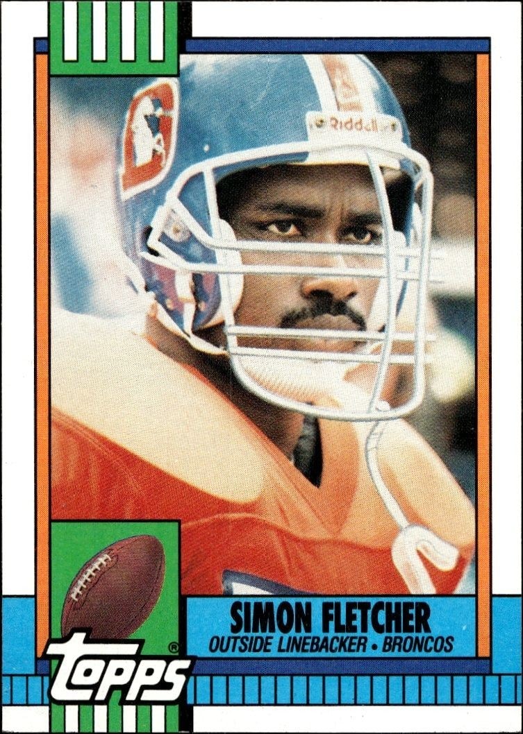 1990 Topps Simon Fletcher #39 trading card