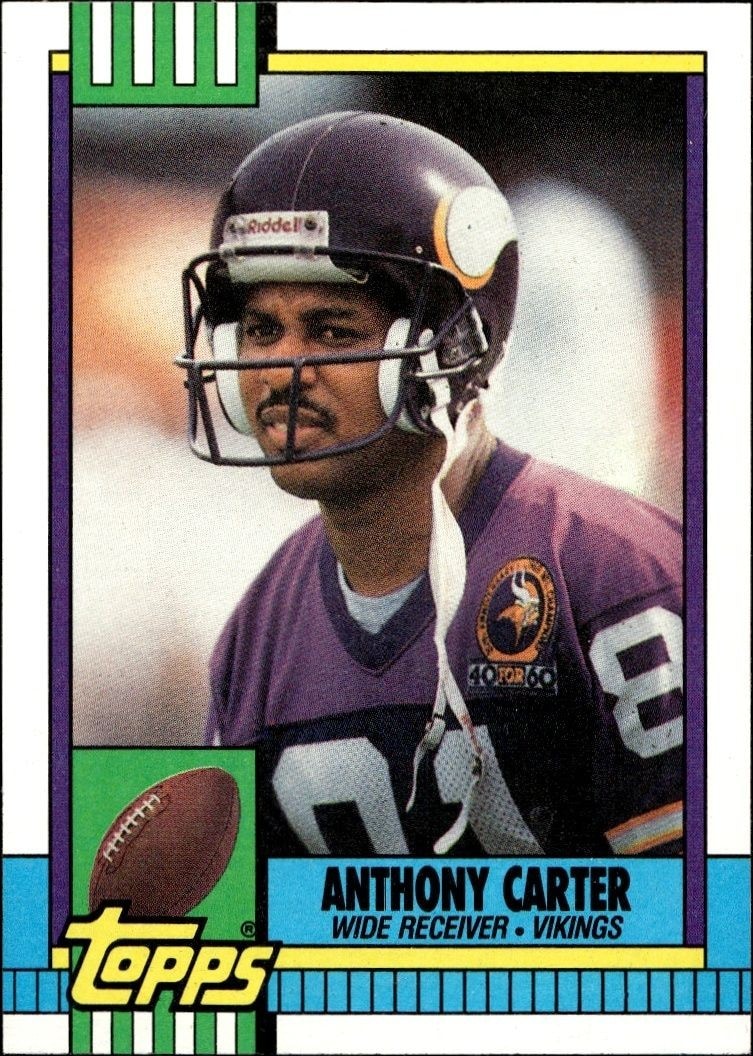 1990 Topps Anthony Carter #115 trading card
