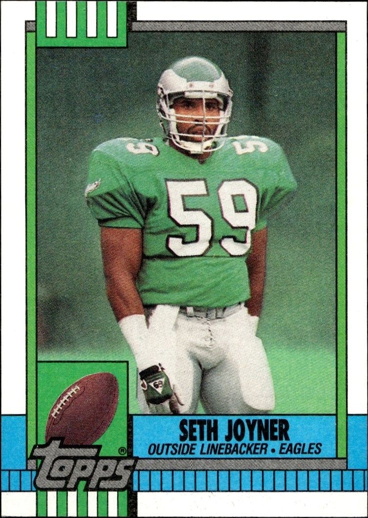 1990 Topps Seth Joyner #99 trading card