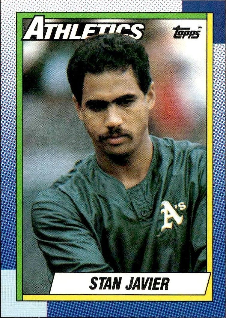 1990 Topps Stan Javier #102 trading card