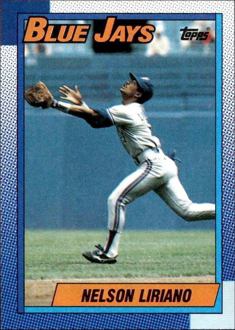 1990 Topps Nelson Liriano #543 trading card