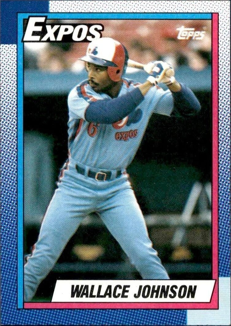 1990 Topps Wallace Johnson #318 trading card