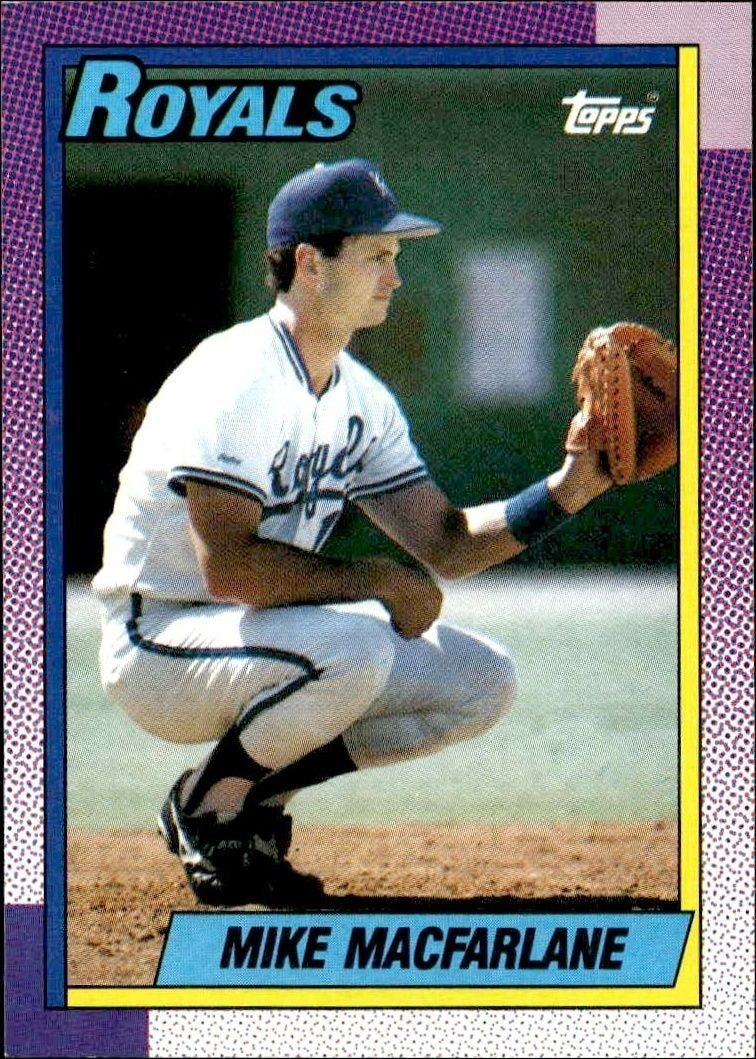 1990 Topps Mike Macfarlane #202 trading card