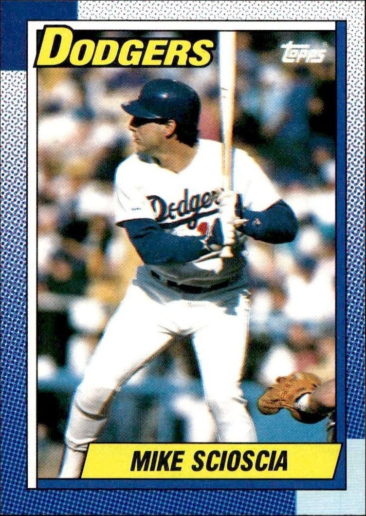 1990 Topps Mike Scioscia #605 trading card