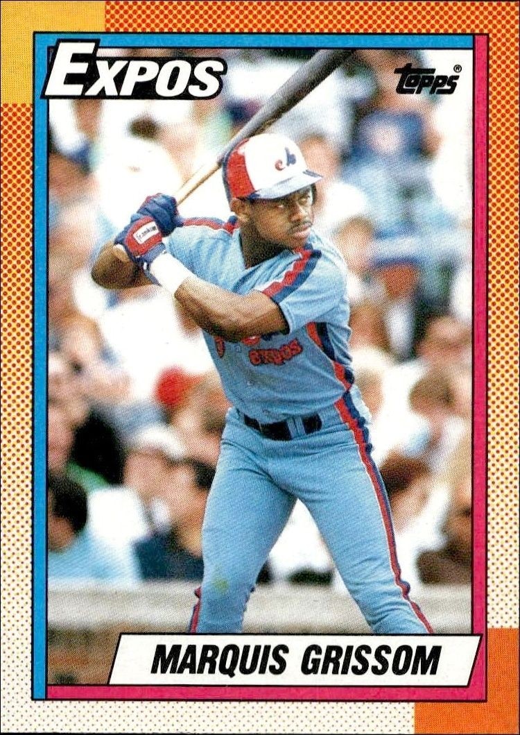 1990 Topps Marquis Grissom #714 trading card