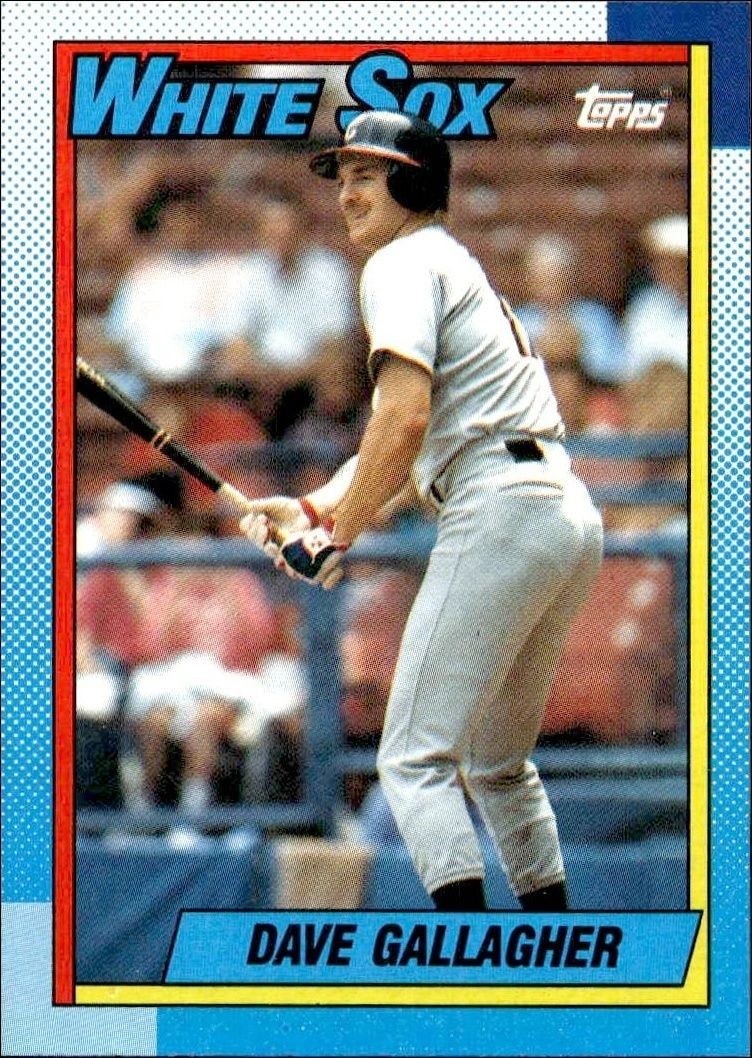 1990 Topps Dave Gallagher #612 trading card