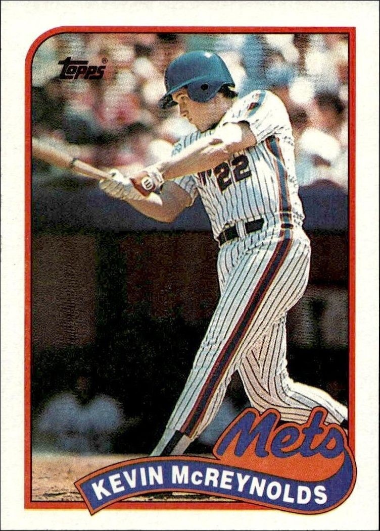 1989 Topps Kevin McReynolds #85 trading card