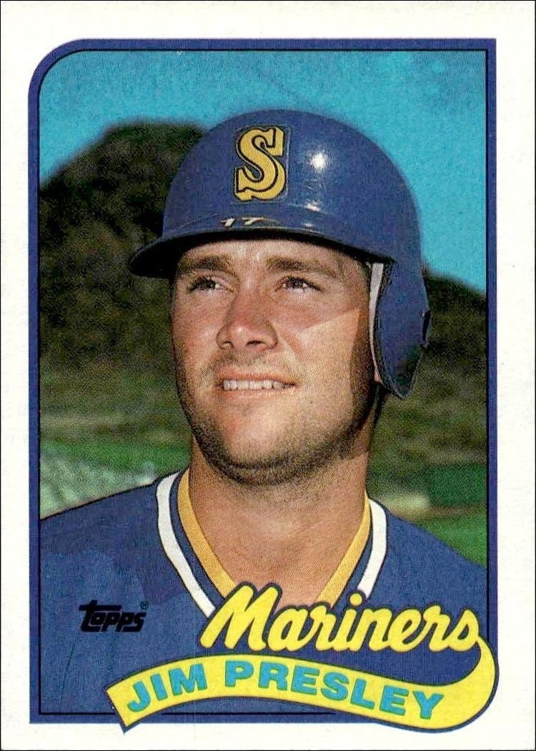 1989 Topps Jim Presley #112 trading card