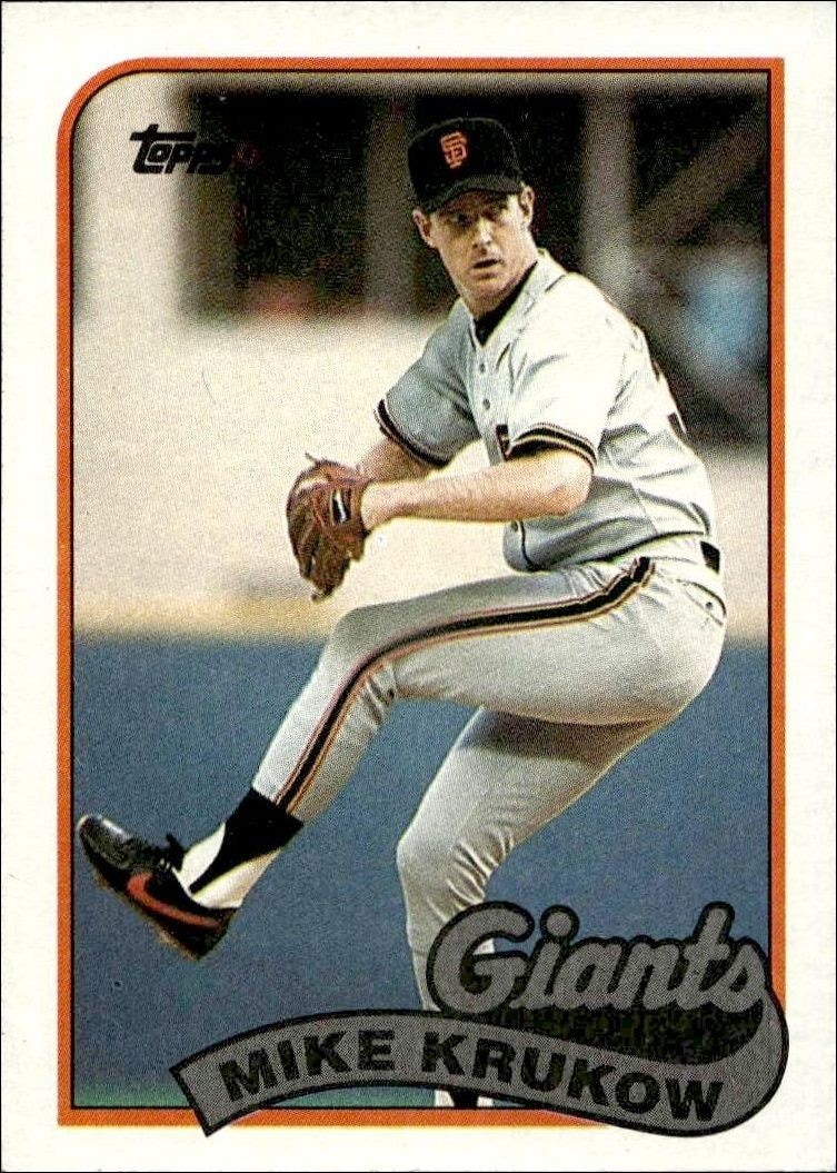 1989 Topps Mike Krukow #125 trading card