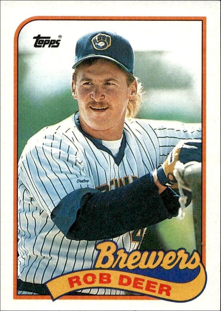 1989 Topps Rob Deer #364 trading card