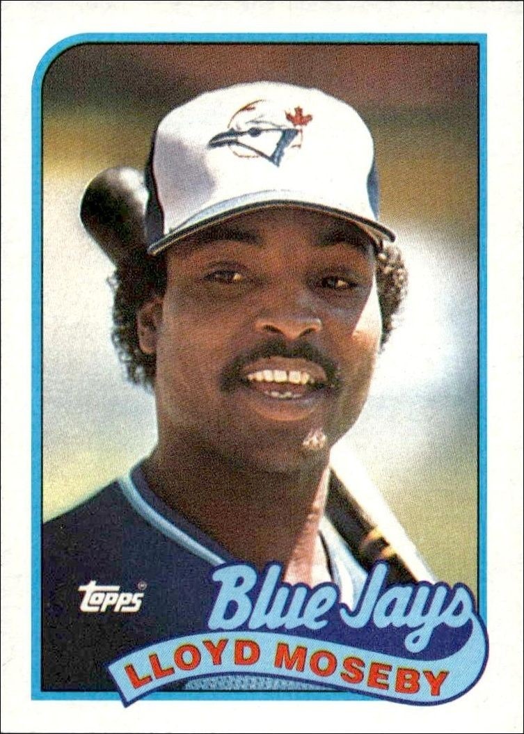 1989 Topps Lloyd Moseby #113 trading card