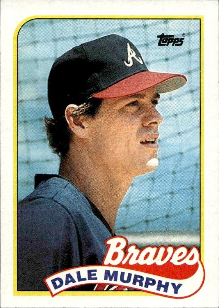1989 Topps Dale Murphy #210 trading card