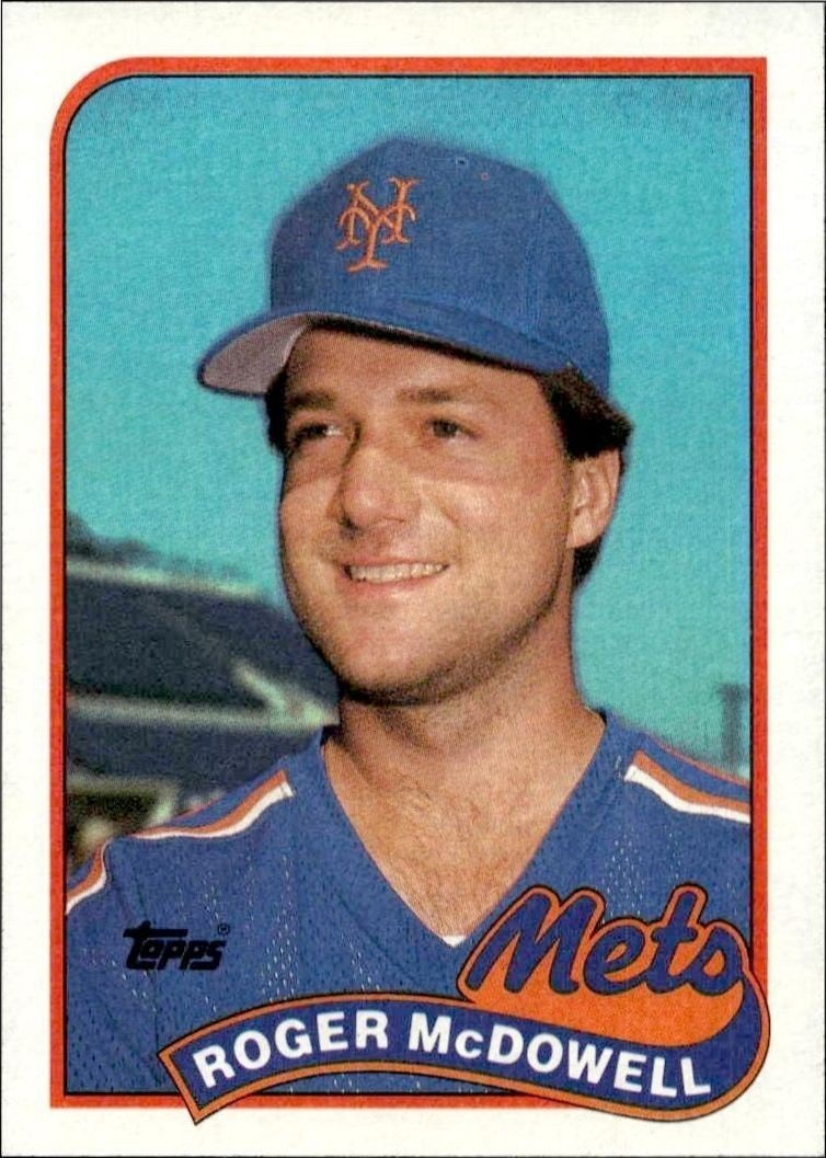 1989 Topps Roger McDowell #735 trading card