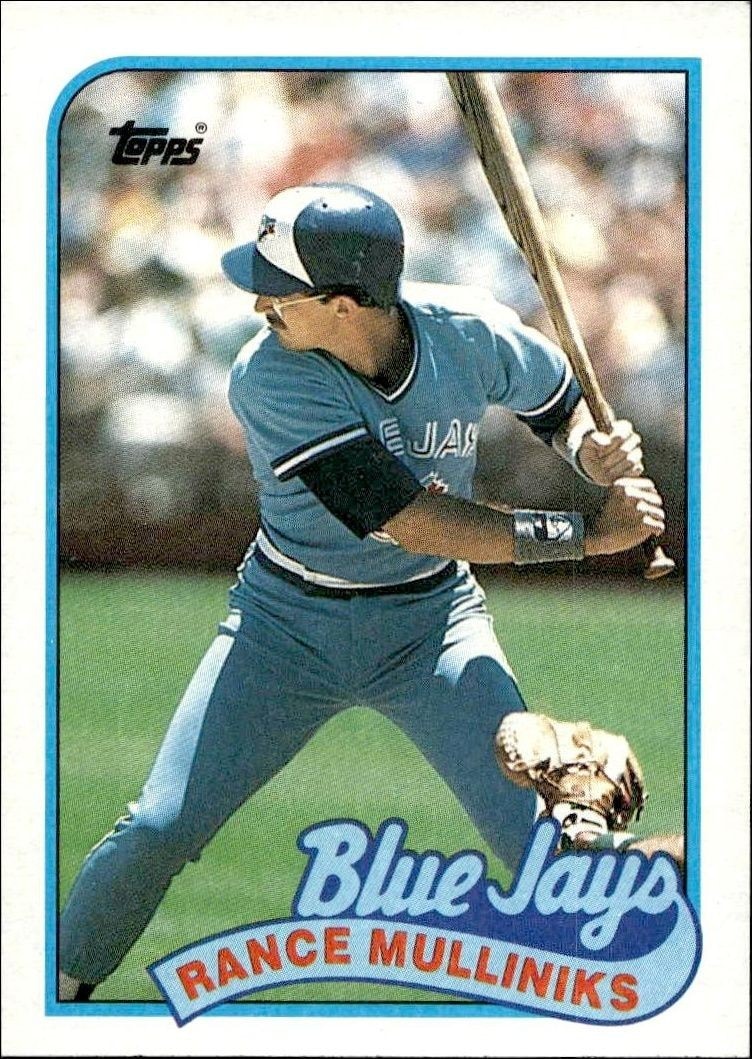 1989 Topps Rance Mulliniks #618 trading card