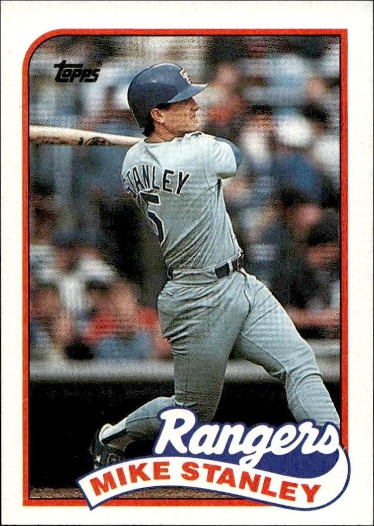 1989 Topps Mike Stanley #587 trading card