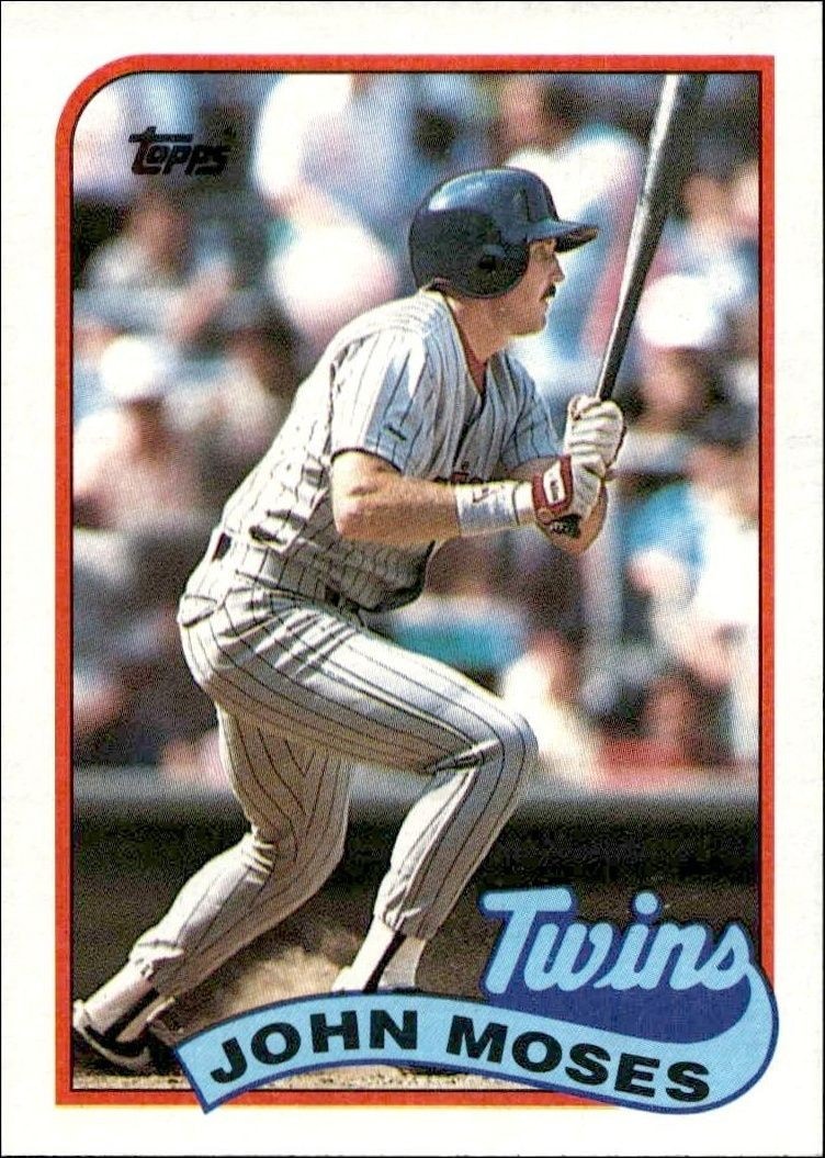 1989 Topps John Moses #72 trading card