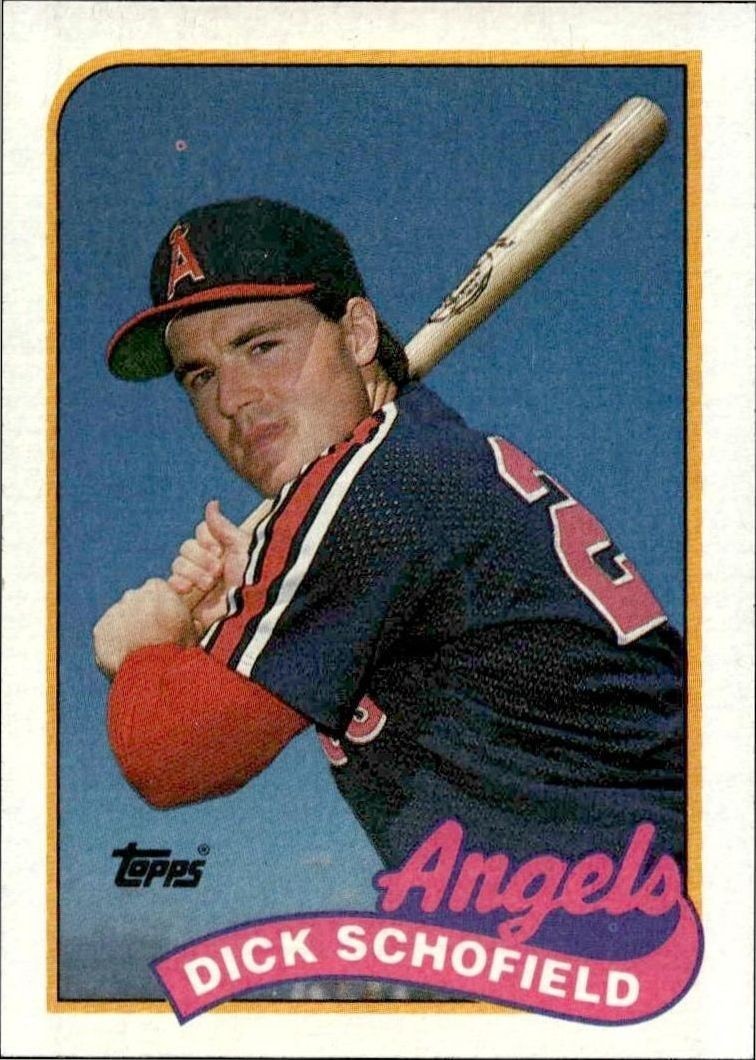 1989 Topps Dick Schofield #477 trading card