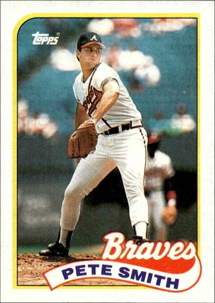 1989 Topps Pete Smith #537 trading card