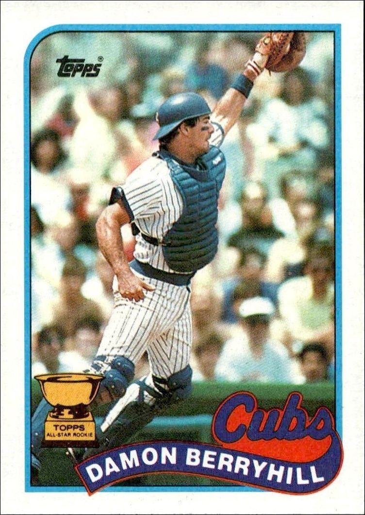 1989 Topps Damon Berryhill #543 trading card