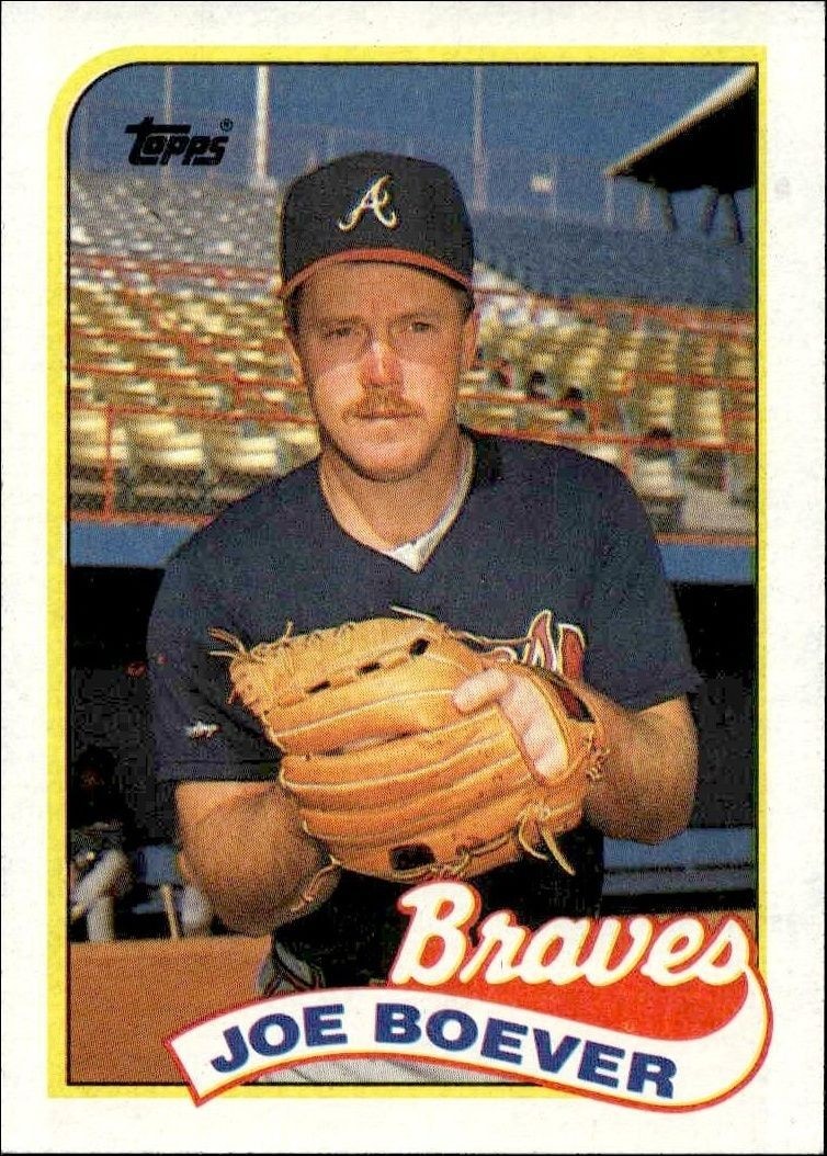 1989 Topps Joe Boever #586 trading card