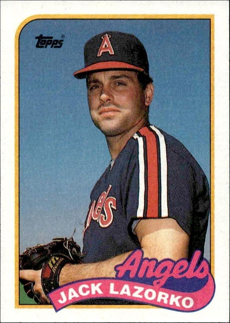 1989 Topps Jack Lazorko #362 trading card