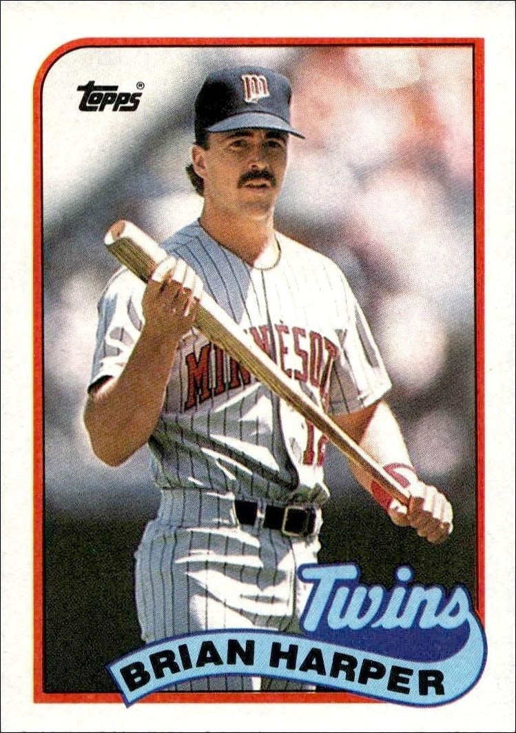 1989 Topps Brian Harper #472 trading card