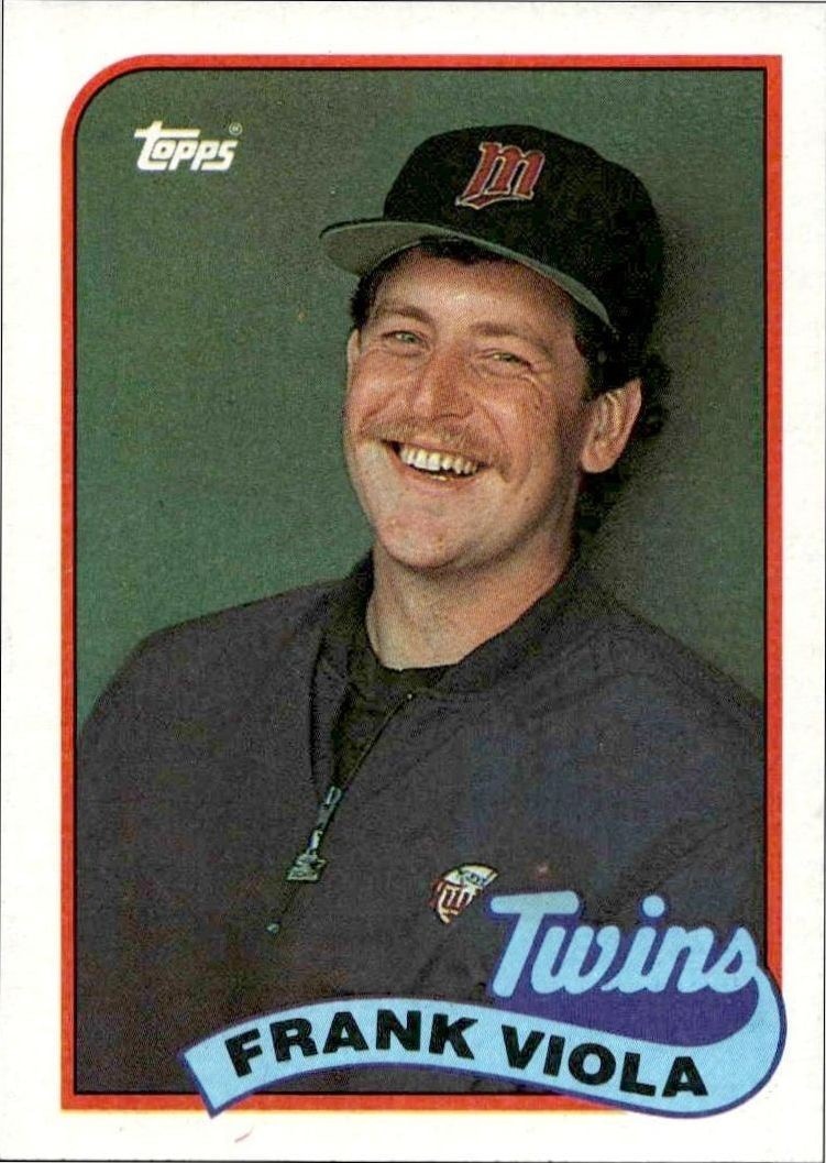 1989 Topps Frank Viola #120 trading card