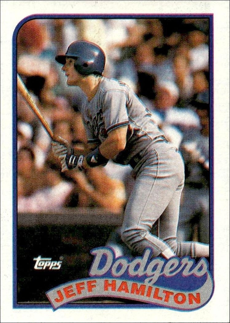 1989 Topps Jeff Hamilton #736 trading card