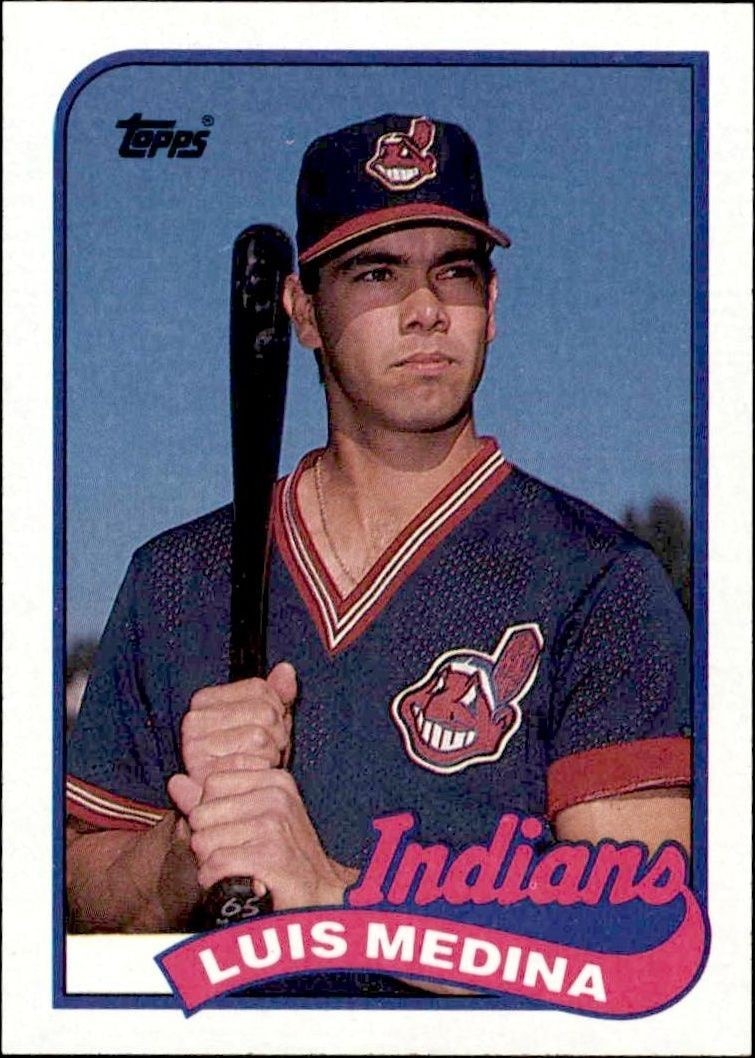 1989 Topps Luis Medina #528 trading card