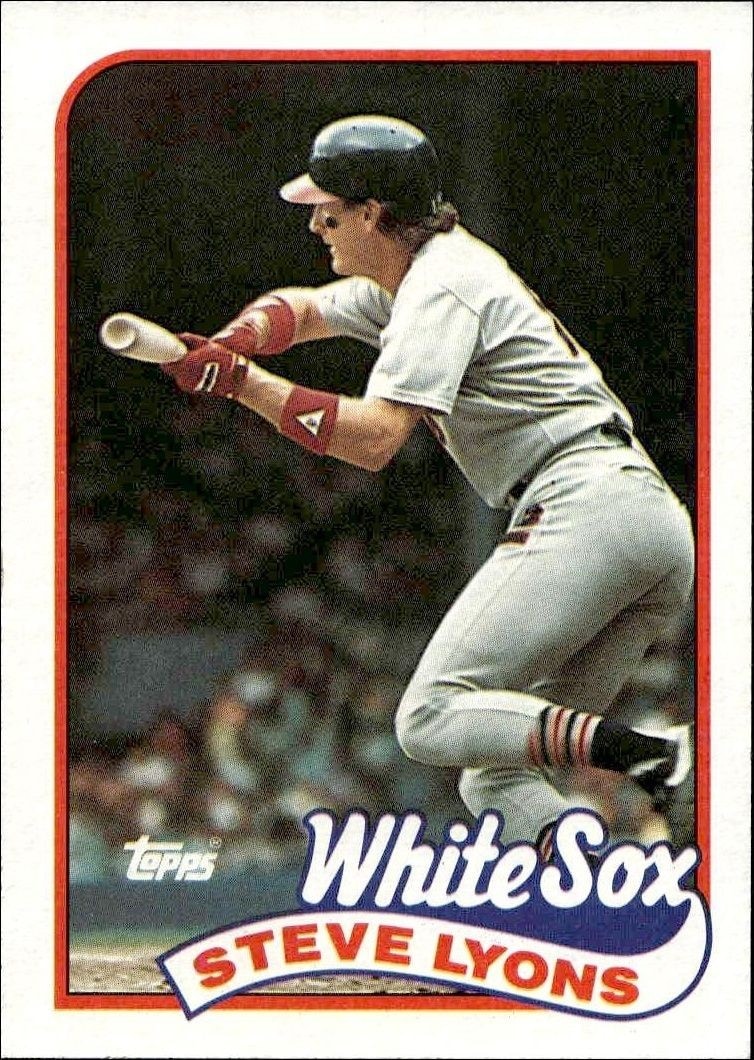 1989 Topps Steve Lyons #334 trading card