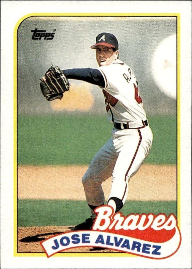 1989 Topps Jose Alvarez #253 trading card