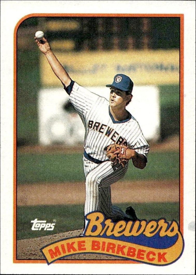 1989 Topps Mike Birkbeck #491 trading card