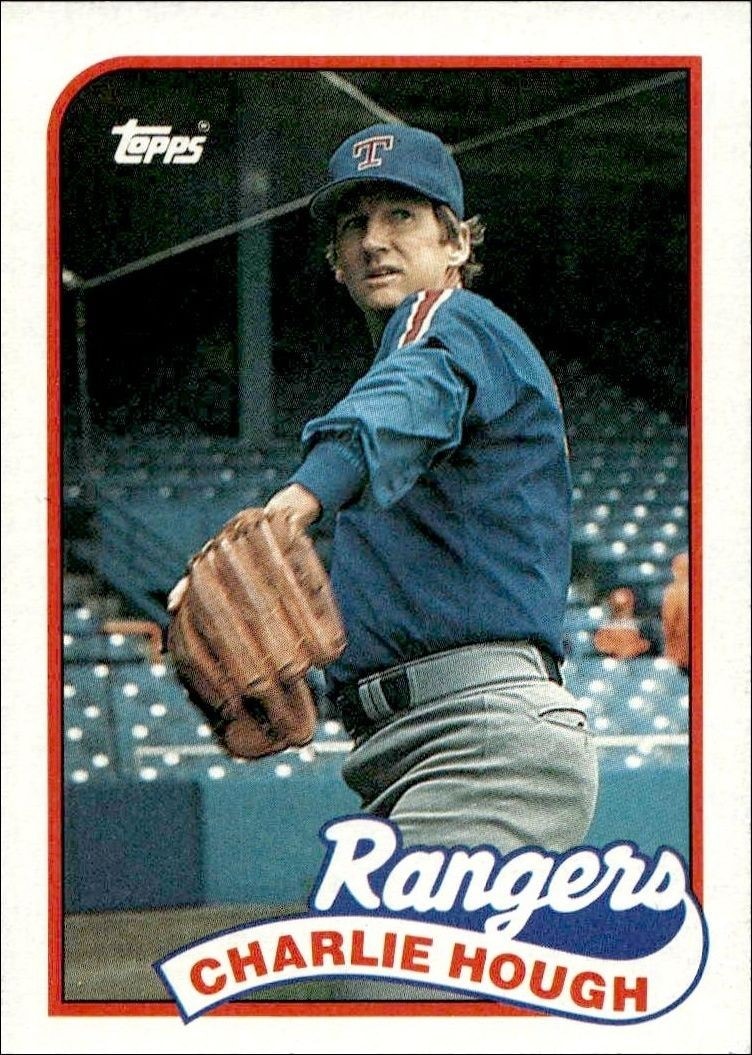 1989 Topps Charlie Hough #345 trading card