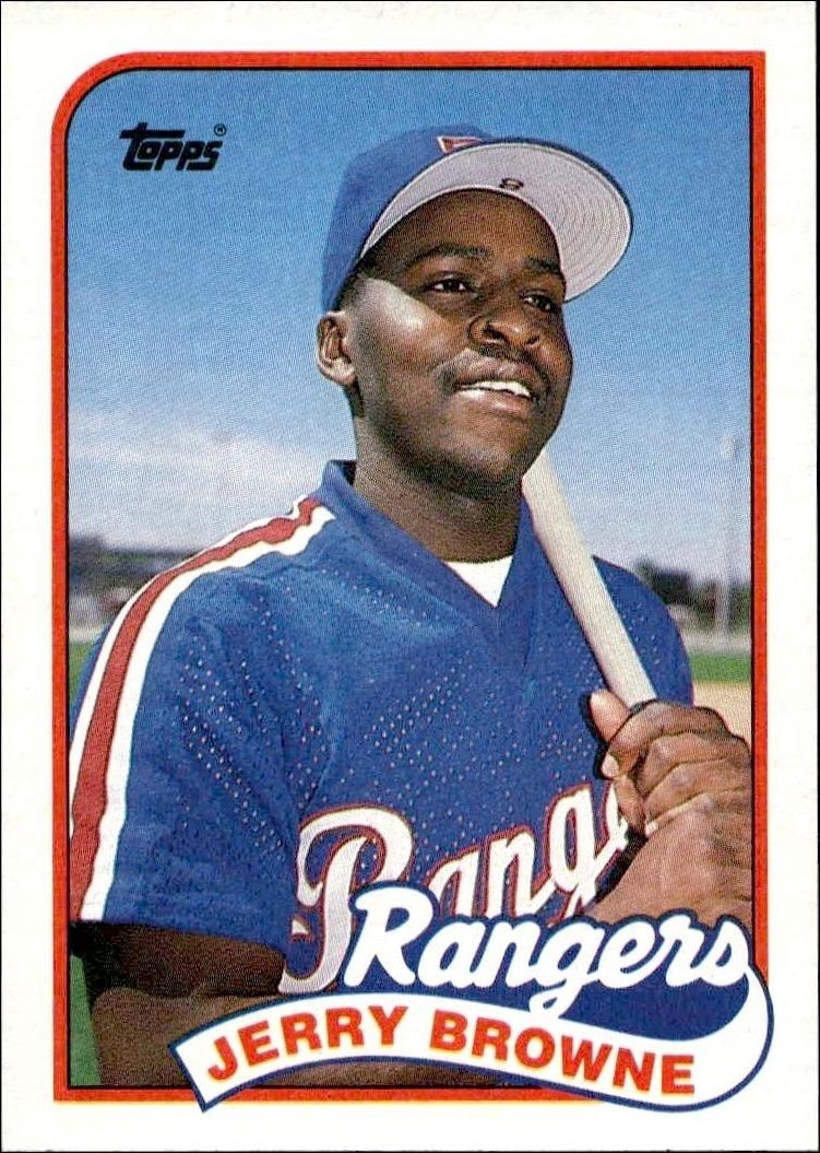 1989 Topps Jerry Browne #532 trading card