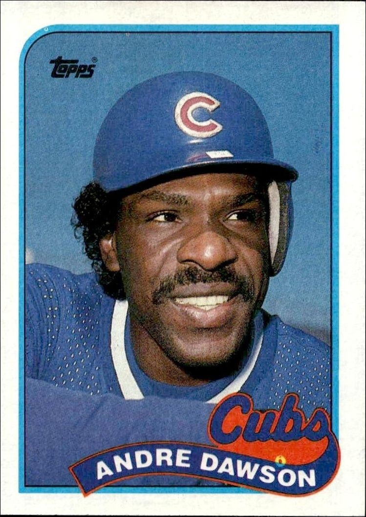 1989 Topps Andre Dawson #10 trading card