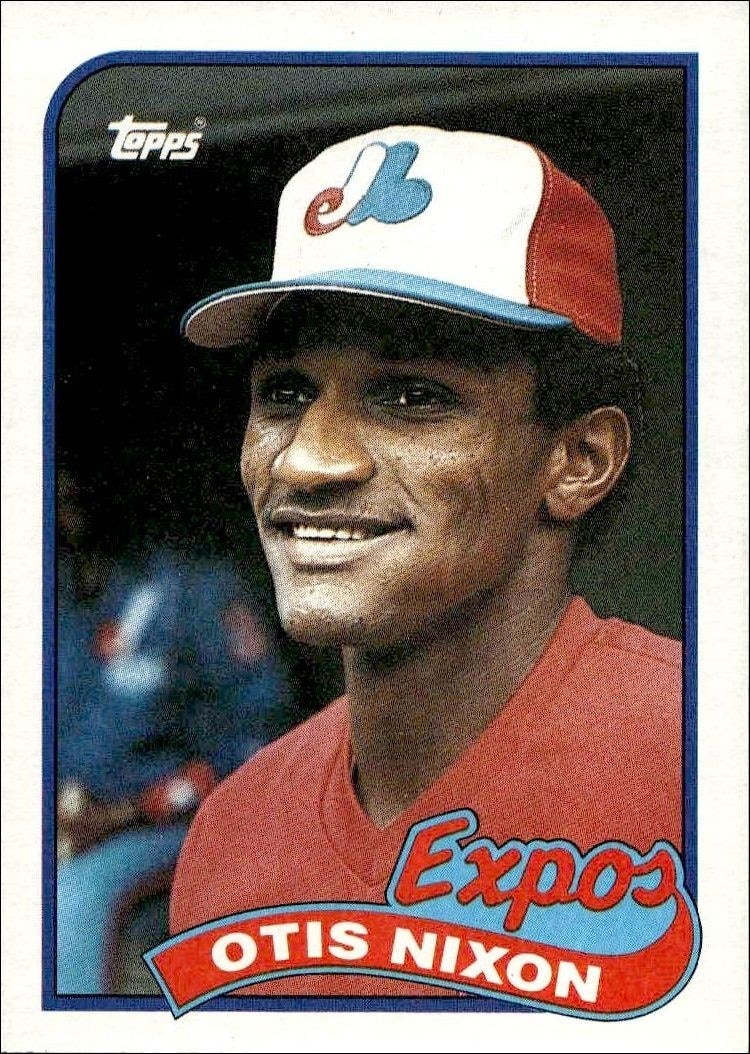 1989 Topps Otis Nixon #674 trading card