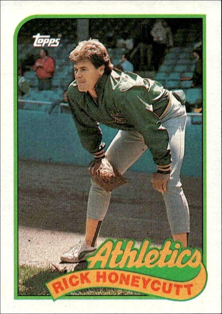 1989 Topps Rick Honeycutt #328 trading card