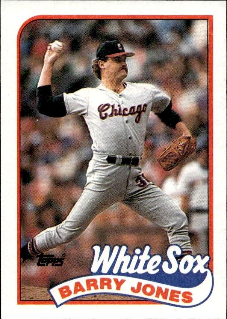 1989 Topps Barry Jones #539 trading card