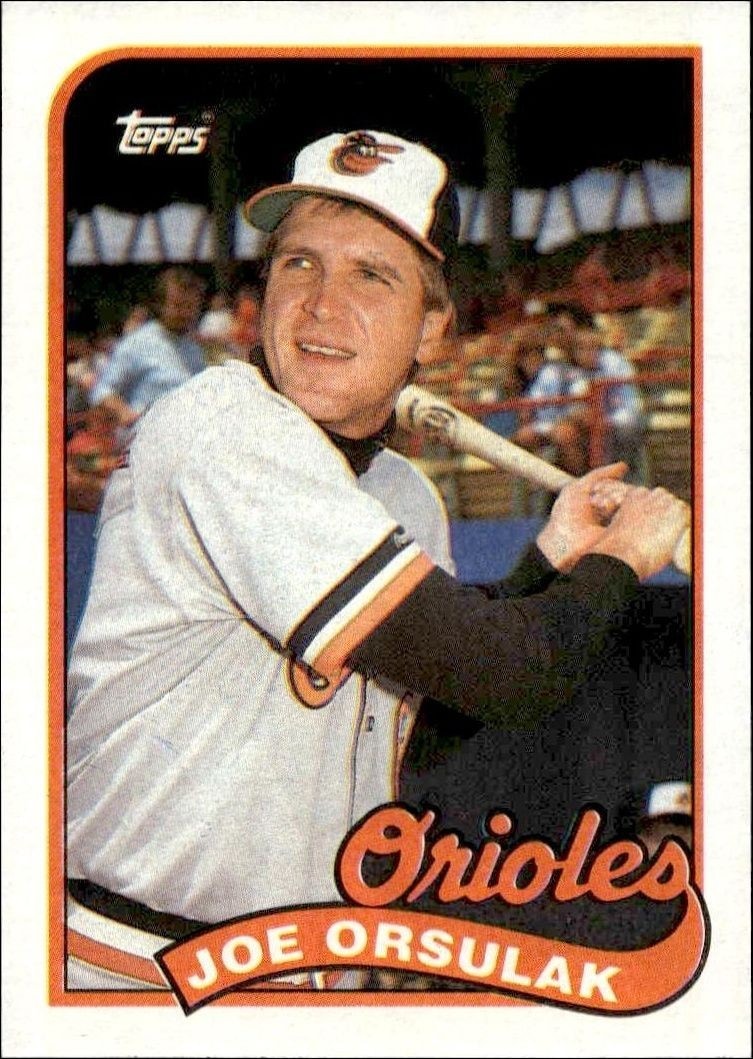 1989 Topps Joe Orsulak #727 trading card