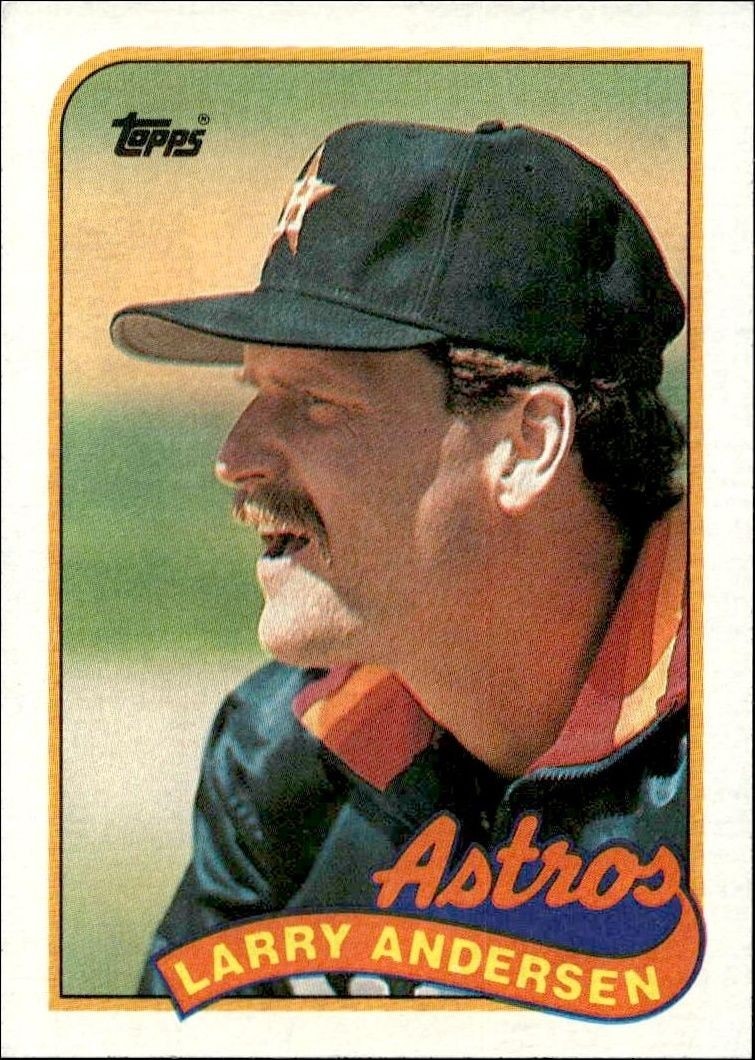 1989 Topps Larry Andersen #24 trading card