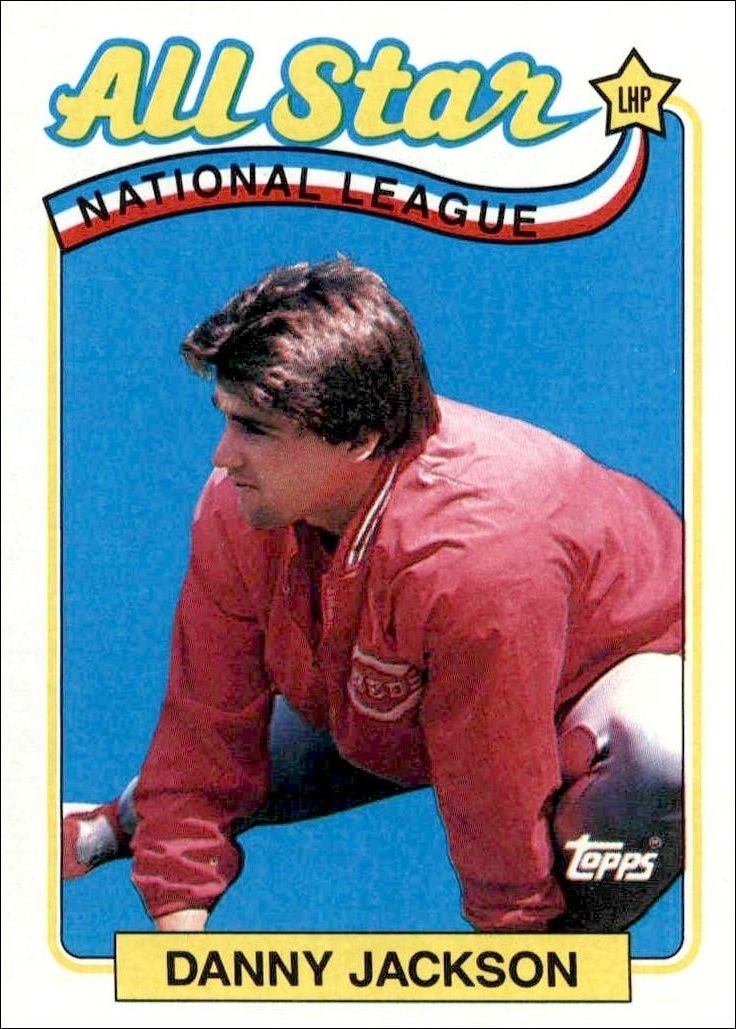 1989 Topps Danny Jackson #395 trading card