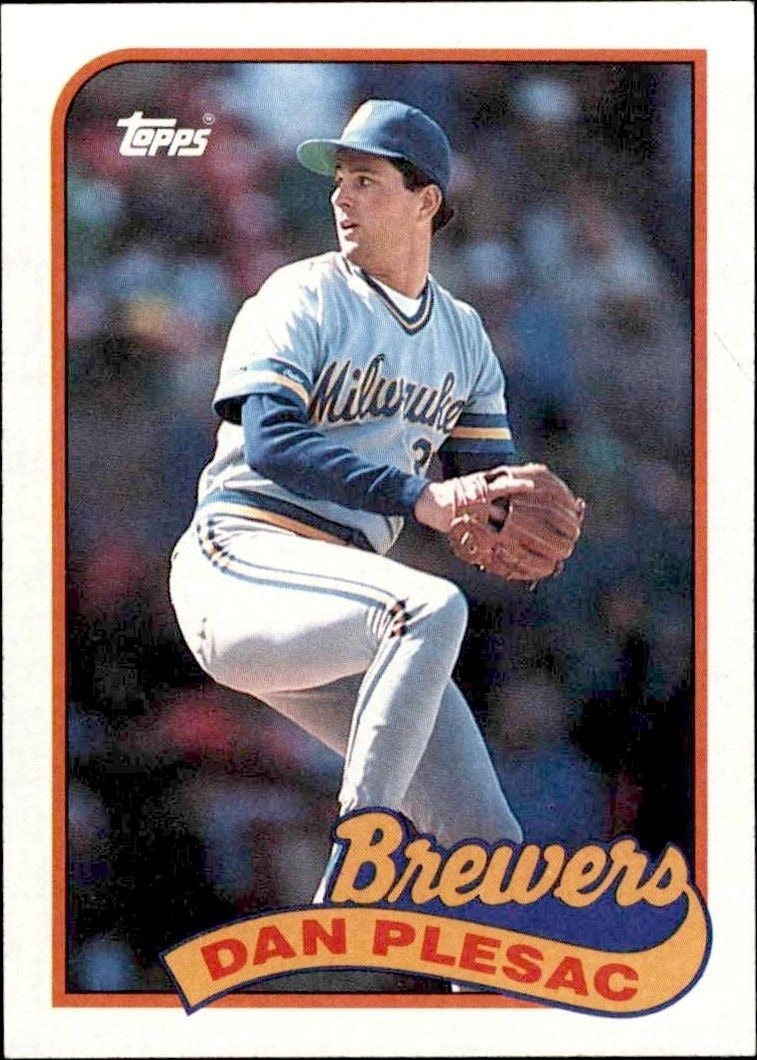 1989 Topps Dan Plesac #740 trading card