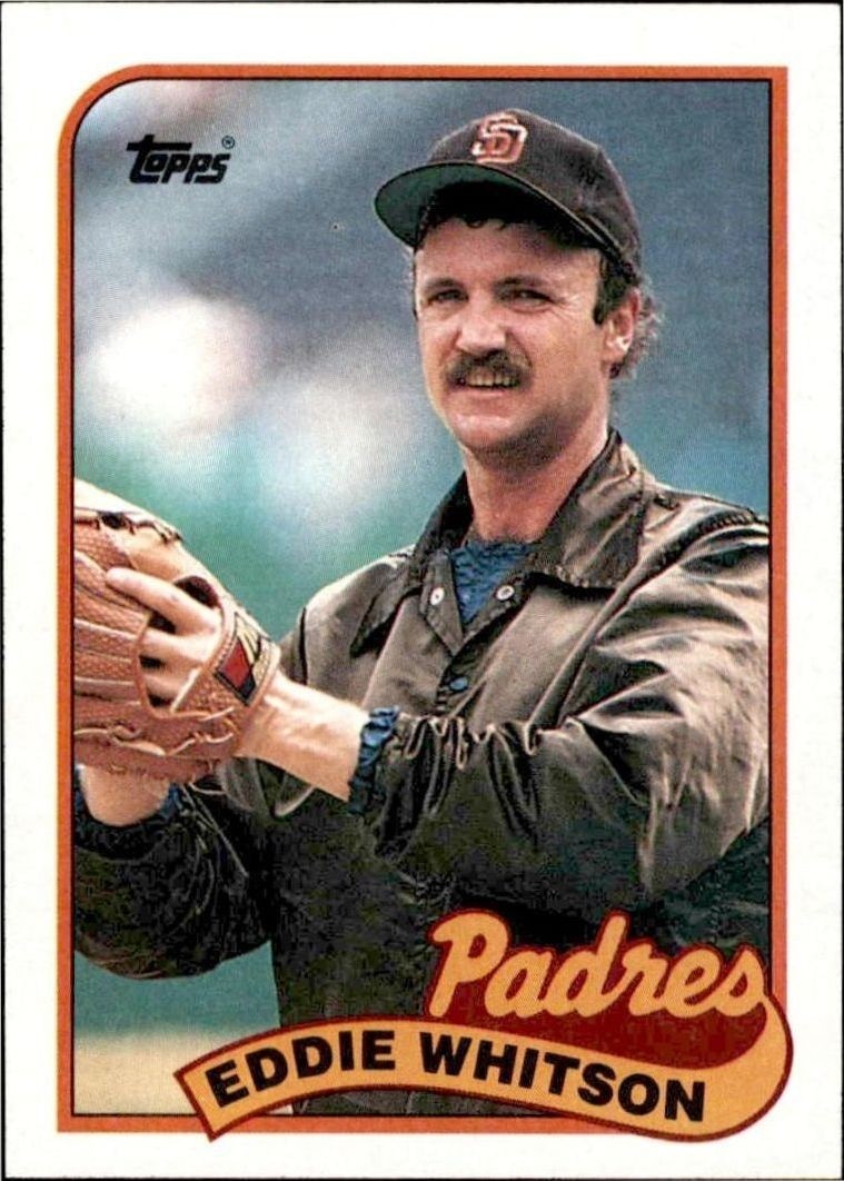 1989 Topps Eddie Whitson #516 trading card