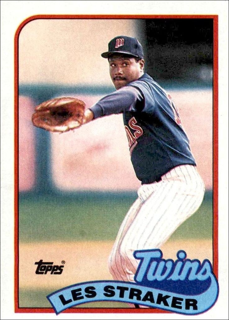 1989 Topps Les Straker #101 trading card