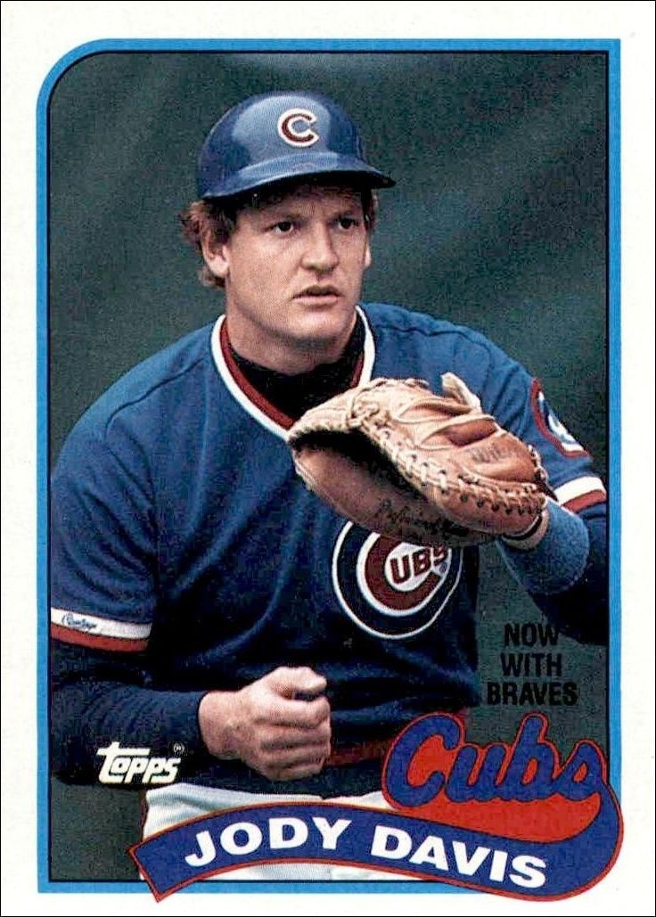 1989 Topps Jody Davis #115 trading card