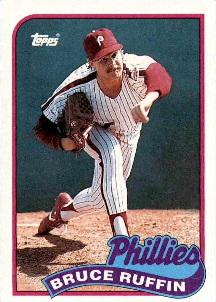 1989 Topps Bruce Ruffin #518 trading card